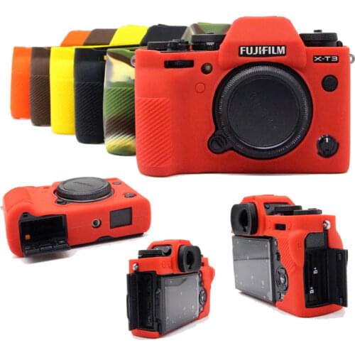 Soft Silicone Rubber Case for Fujifilm X-T3 XT3 Camera Frame Skin Protector Silicon Cover for Fuji XT3