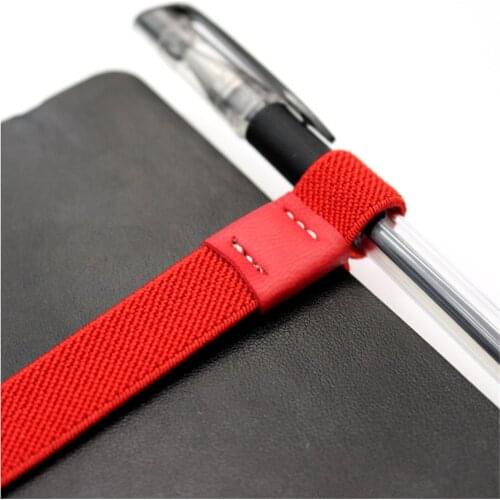 1PC Novelty A5/A6 Note Book Pen Holder Elastic Band Core Rope Bandage Kawaii Stationery Cute Desk Accessories Office Organizer