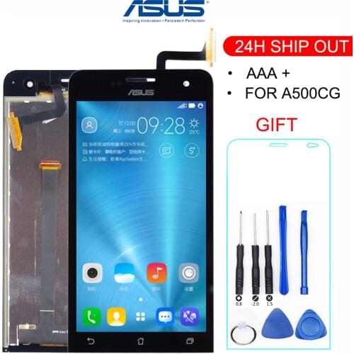 ORIGINAL 5.0" IPS Display For ASUS Zenfone 5 LCD Touch Screen Digitizer For ASUS Zenfone 5 Display T00J A500KL A500CG A501CG