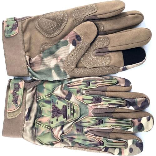 Tactical Gloves Army Military Combat Airsoft Multicam Gloves Outdoor Hiking Shooting Paintball Hunting Camo Full Finger Gloves