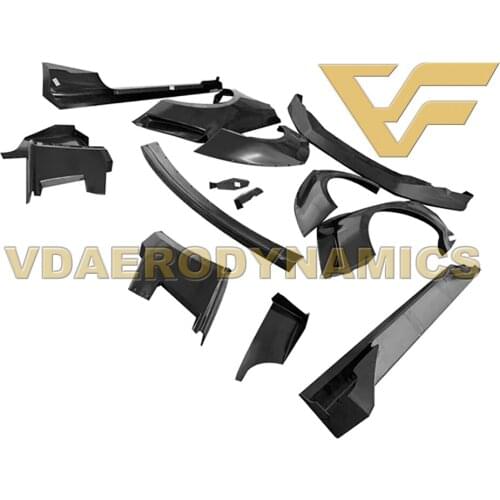 Suitable For 18-20 Ford Mustang VAD-CT Full Lip Wide Body Kit - includes Front Lip Rear Lip Fender Flares