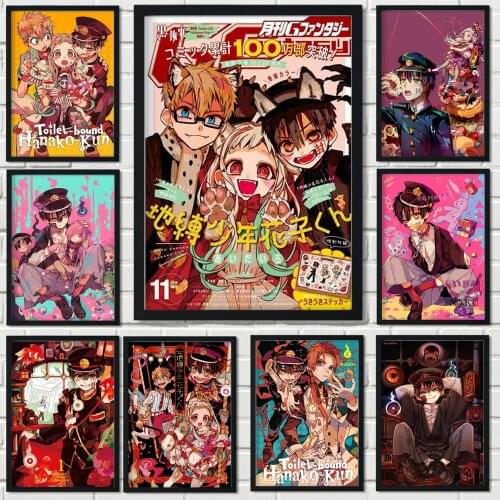 Canvas Painting Toilet-bound Hanako-kun Poster Yugi Amane Anime Figure Wall Art Poster Print Fashion Picture Room Decoration