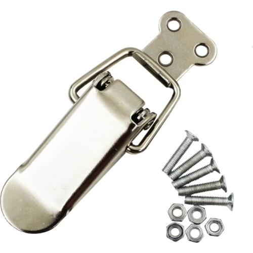 High Quantity Duckbill Stainless Steel Instrument Box Buckle With Screws For Total Station Theodolite Measuring Instrument