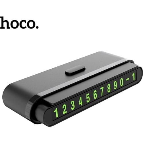HOCO Hidden Car Temporary Parking Card Phone Number Card Plate Telephone Number Car Park Stop Automobile Accessories Car-styling