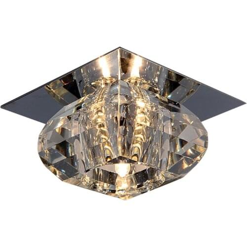 Ceiling Lights Aisle Crystal LED Square Modern simplicity Flush Mount decoration Light FixtureHallway Living Room Foyer