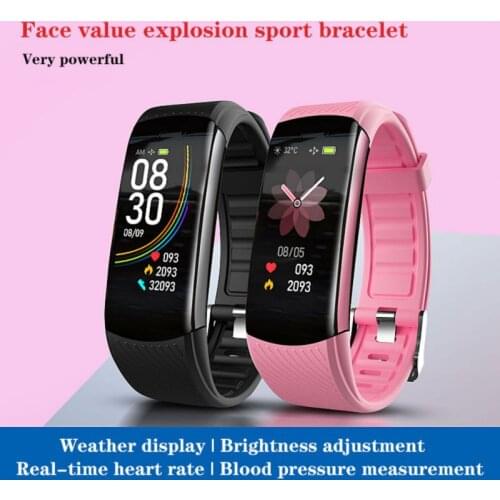 Sport Watch Blood Pressure Heart Rate Sleep Exercise Pedometer Bluetooth Smart Bracelet C6T Body Temperature Monitoring1