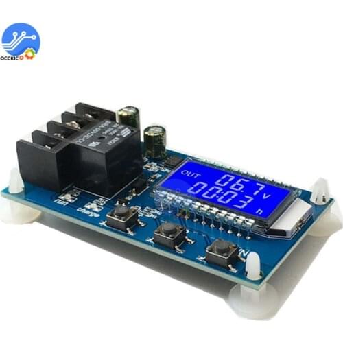 DC 6-60v 10A Storage Lithium Battery Charging Control Module Battery Balancer Protection Board Charger with LCD Display