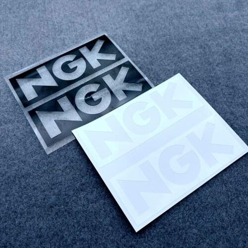 1 Pair Of DIY Reflective Motorcycle Stickers Decorative Fuel Tank Motor Side Car Damping Stickers Logo Pad Fairing Racing NGK