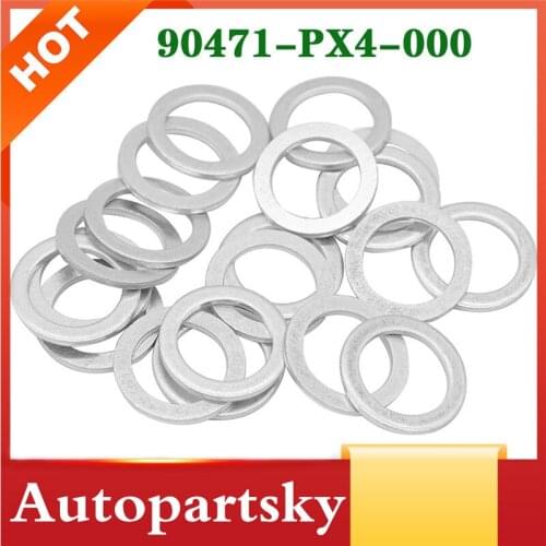 20 X Transmission Drain Plug Washers 90471-PX4-000 90471PX4000 90471 PX4 000 For Honda Accord Civic CR-V Pilot for Acura Integra