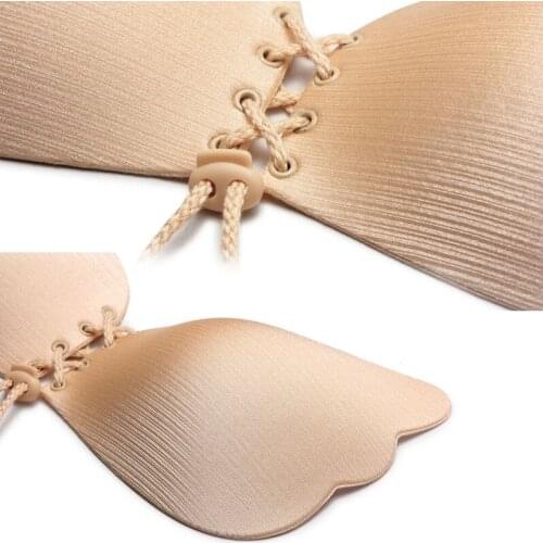 2018 Fashion Angel Sexy Bra Seamless Strapless Bra Female Must Silicone Push Up Bra Wire Free Invisible Bra size A B C D E F