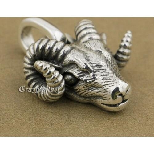 Argali 925 Sterling Silver Pendant Charms Small Animal Pendant TA38