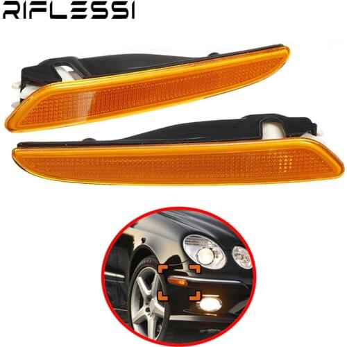 Front Turn Signal Side Lights Housing For Mercedes Benz W211 E Class E320 E350 E550 E63 AMG 2007-2009 Without Bulb