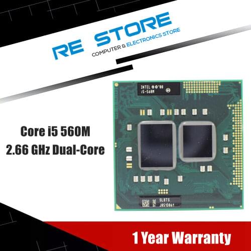 Intel Core i5 560M 2.66 GHz Dual-Core Processor PGA988 SLBTS Mobile CPU