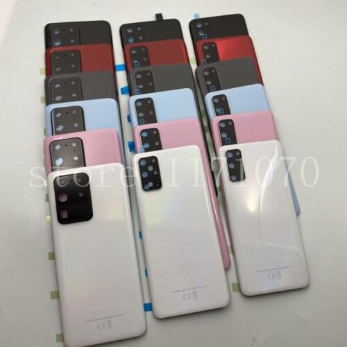 S20 Original Back Case Housing For Samsung Galaxy S20 G980 S20 plus G985 S20Ultra Back Battery Cover Glass