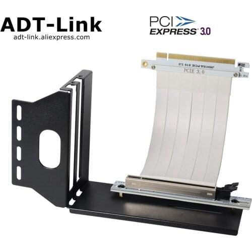 GTX RTX GPU Graphics Card Vertical Base ATX Case PCI-e External Built-in Bracket Gen3.0 PCIe 16x To 16x Riser Extender Cable