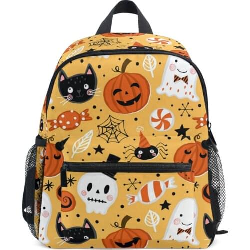 Halloween Pumpkin Ghost And Skull Backpacks Baby Schoolbag Student Kindergarten Backpack Children School Bags For Girls Boy bags
