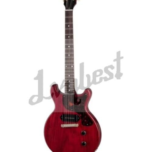 Customized electric guitar set in joined, mahogany body and neck,rosewood fingerboard,dots inlay and red tortoise pickguard