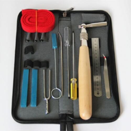 Piano tuning tool 12 pieces of tuning tools suit
