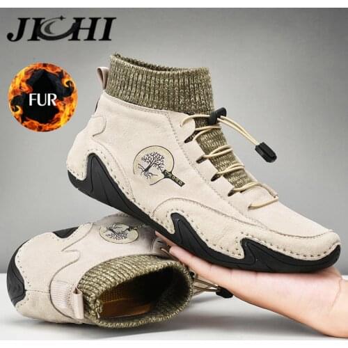 Мужские зимние ботинки JICHI China At AliExpress