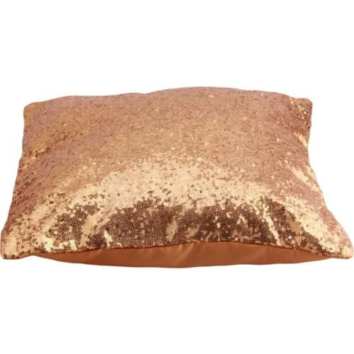 Square Paillette Pillowcases Pillow Zipper Pillow Case Home Use Throw Pillow Cover 40*40cm