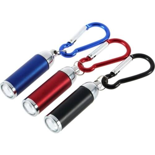 Mini Outdoor Bicycle Flashlight Lamp Light Torch Keychain Portable Aluminium Alloy High Power Convex Mirror Bike LED Lamp Torch
