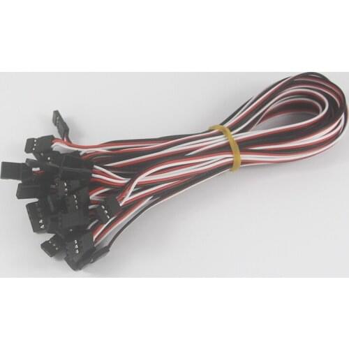 OliYin 20pcs 30cm Servo Extension Lead Wire Cable Male TO Male KK MK MWC flight control Board For RC Quadcopter
