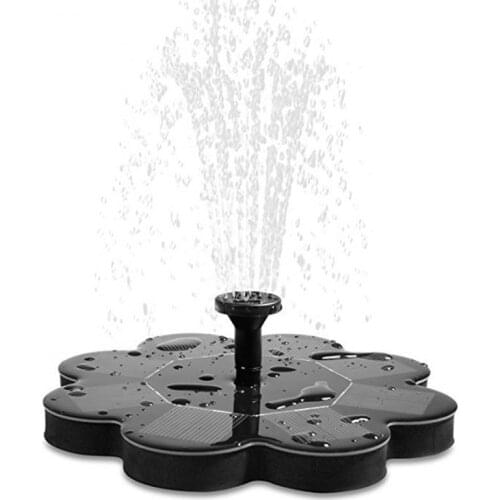 LED Garden Floating Fountain Solar Powered Water Fountain Pump for Pool Patio Birdbath Pond