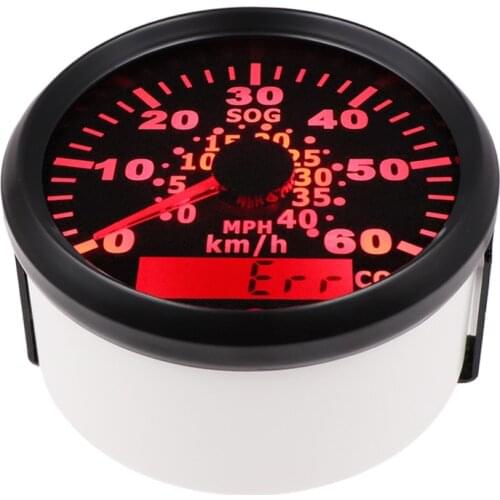 85mm 60KMH GPS Speedometer Odometer IP67 Waterproof Speed Gauge Meter 120KMH with backlight 12V 24V fit Car Truck Boat