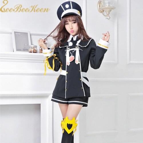 Women Game Cosplay TouKen RanBu Cosplay costume Female Police Uniform Sexy Police Role Play Suit Party clothes For cool Girls