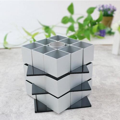 1 Set Stainless Steel Cube Cake Mold High Hardness Anti-corrossion Dessert Cake Mousse Ring Baking Accessories