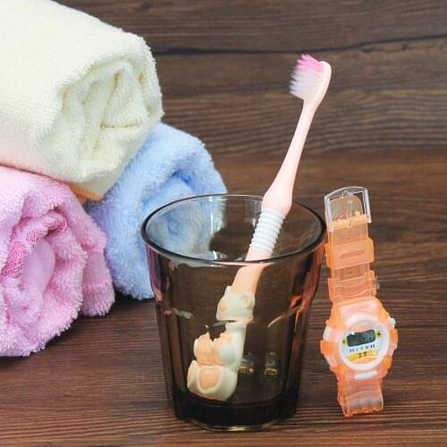1Pcs Cartoon Bear Childrens Child Toothbrush Kid Toothbrush For Little Boy Girl Tooth Brush Childrens Watch