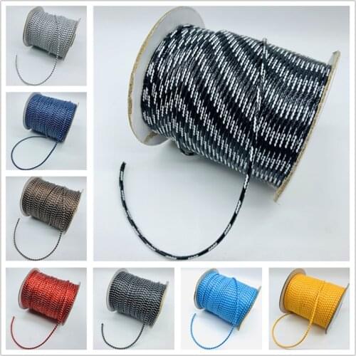 5yards/Lot 2mm Waxed Cord Rope Cord Bracelet Braided Strin Necklace Rope For Jewelry Making DIY Shamballa Rope