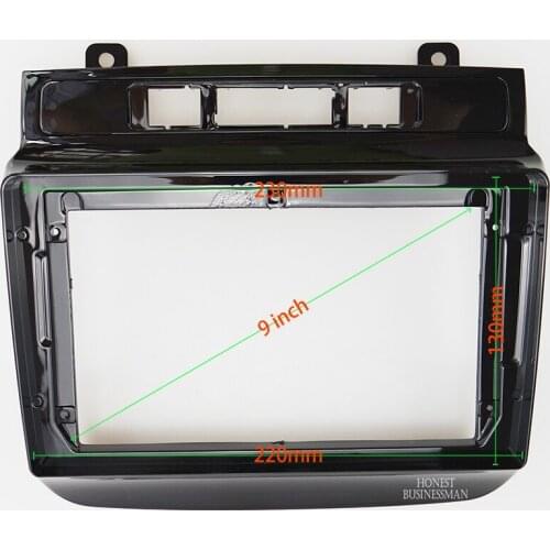 9 INCH Car Audio Frame GPS Navigation Fascia Panel Car dvd Plastic Frame Fascia is suitable for 2011-2017 VOLKSWAGEN TOUAREG