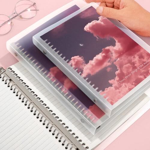 A5 Binder Notepads Lined Journal Notebook Thicken Budget Book Diary Loose Leaf Agenda Planner School Office Supplies Accessories