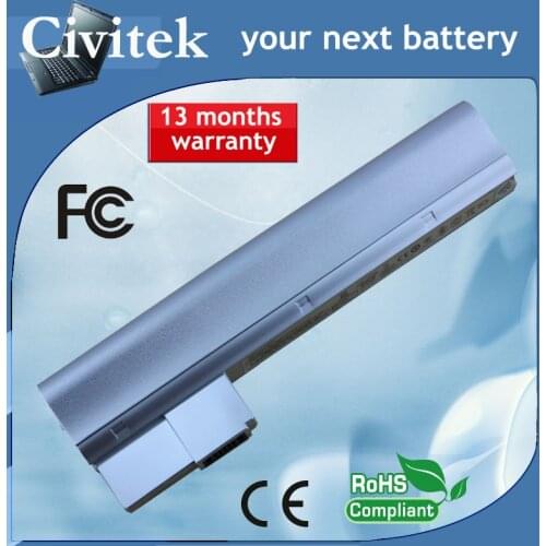 Laptop battery HSTNN-CB1Y HSTNN-UB1Y HSTNN-XA18 HSTNN-DB1Y FOR HP mini 210-2000 mini 110-3500 mini 110-3700 SILVER