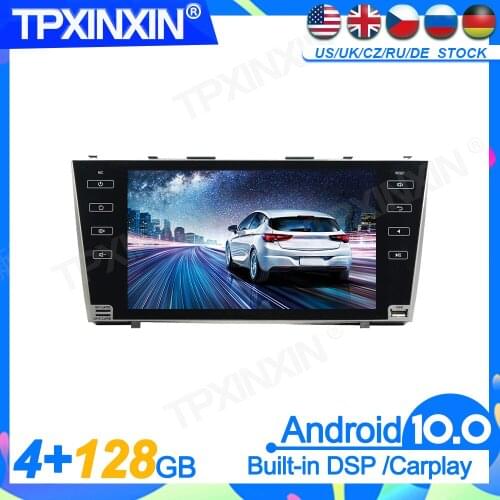 4GB+128GB For Toyota Camry 2007 2008 2009 2011 Head Unit Car Multimedia Player Auto Radio Tape Recorder GPS Navigation DSP IPS