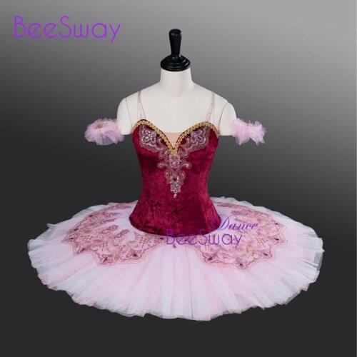 Adult ballet tutu child Professional ballet tutu for girls Brown pancake tutus women ballet dress