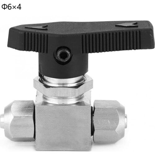 Valve Parts Straight-in Ball Valve 304 Stainless Steel Quick Twisting Ball Valve For Water Air Pipe
