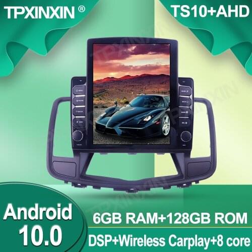 Tesla Screen For Nissan Teana J32 2008-2013 Android 128 Car Multimedia Player Audio Radio stereo GPS Navigation Headunit DSP IPS