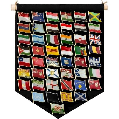 National Flag Lapel Pin Country Flag Badge Flag Brooch International Travel Pins Collections