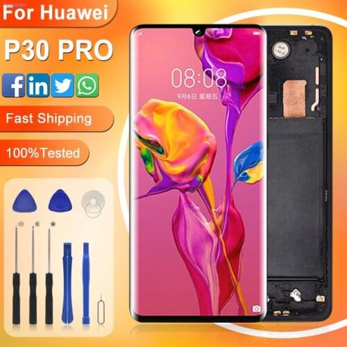 Catteny Promotion 6.47inch For Huawei P30 Pro Display With Touch Screen Digitizer Assembly VOG-L04 L09 L29 Lcd Free Shipping
