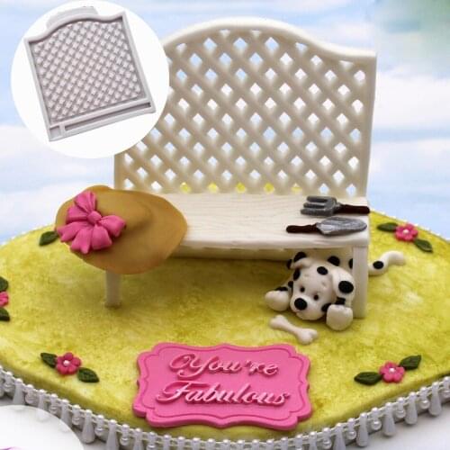 Cake Cake Decorating Tools Brickwork Silicone Mold Fondant Chocolate Gumpaste Design Mold for Wedding SM-096
