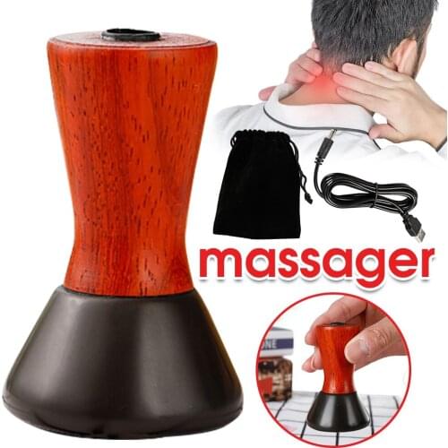 New Natural Stone Heating GuaSha Scraping Back Neck Face Massage Electric Gua Sha Massager Relaxing Muscles Skin Lift Care Tool