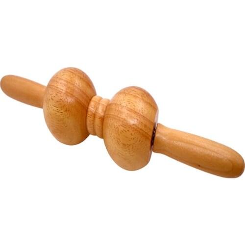 Golden circle two yoga meridian thin shaft rod full-body massage stick rolling back massage lamented the waist neck leg wooden m