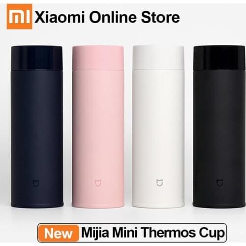 New Xiaomi Mijia Mini Thermos Bottle 350ML Portable Stainless Steel Thermos Cups Double-layer Vacuum Heat Preservation Water Mug
