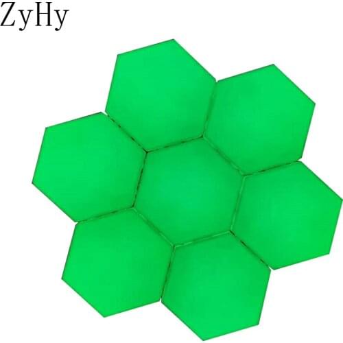 ZyHy LED RGB Modular Lamp Touch Sensor Night Light Magnetic Module Pattern Decoration Bedroom Wall Ambient Backlight Lighting