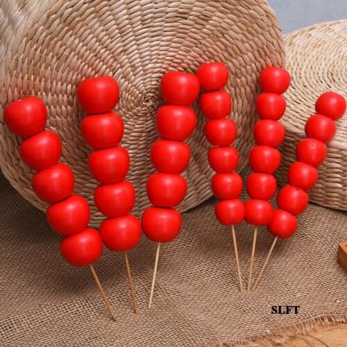 Artificial food party props kids children toys hotel restaurant store shop decoration Simulation fake sugar haws fruit model