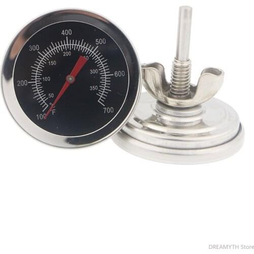 Stainless Steel Grill Thermometer Bimetal Oven Thermometer BBQ Grill Thermometer 100PCS