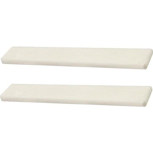 NEW 2pcs Classical Guitar Bone Saddle 80x11-9.5x3mm Under Nuts for Classical Guitar Parts