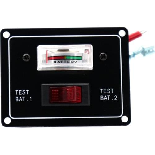 New Ship Dual Battery Voltage Test Panel Tester Marine Multimeters Volt Voltmeter Gauge Meter